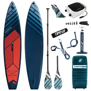Deska SUP Gladiator Pro 12'6" Touring 2026 z wiosłem kajakowym, bojką i pompką elektryczną PBG-8