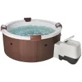 Jacuzzi ogrodowe MSpa FRAME ROVA 6-osobowe panelowe z hydromasażem, LED, aplikacją, UVC i systemem EcoPulse