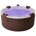 Jacuzzi ogrodowe MSpa FRAME ROVA 6-osobowe panelowe z hydromasażem, LED, aplikacją, UVC i systemem EcoPulse