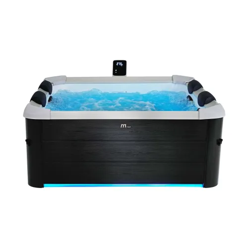 Jacuzzi ogrodowe MSpa OSLO 6-osobowe panelowe z hydromasażem, LED, aplikacją, UVC i ozonem