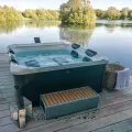 Jacuzzi ogrodowe MSpa OSLO 6-osobowe panelowe z hydromasażem, LED, aplikacją, UVC i ozonem
