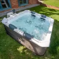 Jacuzzi ogrodowe MSpa OSLO 6-osobowe panelowe z hydromasażem, LED, aplikacją, UVC i ozonem