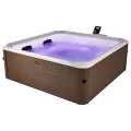 Jacuzzi ogrodowe MSpa FRAME AMBER AERO PLUS 6-osobowe panelowe z hydromasażem, LED, aplikacją i UVC