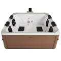 Jacuzzi ogrodowe MSpa FRAME AMBER AERO PLUS 6-osobowe panelowe z hydromasażem, LED, aplikacją i UVC