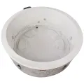 Jacuzzi ogrodowe MSpa COCOON-ECO 6-osobowe piankowe z hydromasażem SyncJet, aplikacją, UVC i 130 dyszami