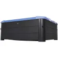 Jacuzzi ogrodowe MSpa FRAME SAPPHIRE 6-osobowe panelowe z hydromasażem, LED, aplikacją i UVC