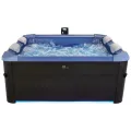 Jacuzzi ogrodowe MSpa FRAME SAPPHIRE 6-osobowe panelowe z hydromasażem, LED, aplikacją i UVC