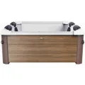 Jacuzzi ogrodowe MSpa FRAME AMBER 6-osobowe panelowe z hydromasażem, LED, aplikacją, UVC i ozonem