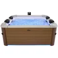 Jacuzzi ogrodowe MSpa FRAME AMBER 6-osobowe panelowe z hydromasażem, LED, aplikacją, UVC i ozonem