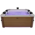 Jacuzzi ogrodowe MSpa FRAME AMBER 6-osobowe panelowe z hydromasażem, LED, aplikacją, UVC i ozonem