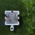 Jacuzzi ogrodowe MSpa FRAME AMBER 6-osobowe panelowe z hydromasażem, LED, aplikacją, UVC i ozonem