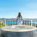Jacuzzi ogrodowe MSpa PREMIUM VENTO 6-osobowe pompowane z masażem bąbelkowym, ozonem, timerem i filtracją