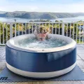 Jacuzzi ogrodowe MSpa PREMIUM VENTO 6-osobowe pompowane z masażem bąbelkowym, ozonem, timerem i filtracją