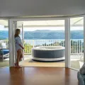 Jacuzzi ogrodowe MSpa PREMIUM VENTO 6-osobowe pompowane z masażem bąbelkowym, ozonem, timerem i filtracją