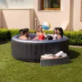 Jacuzzi ogrodowe MSpa COMFORT BERGEN Small 4-osobowe pompowane z masażem bąbelkowym, UVC, timerem i filtracją