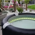 Jacuzzi ogrodowe MSpa URBAN AURORA 6-osobowe pompowane z masażem bąbelkowym, LED i systemem M-ONE