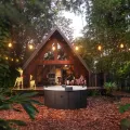 Jacuzzi ogrodowe MSpa FRAME DENVER 6-osobowe panelowe z hydromasażem EcoPulse, LED, aplikacją i UVC