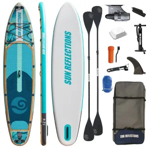 Zdjęcie produktu - Deska SUP Sun Reflections Multi 12'4" Minicombo + silnik Bluedrive S + adapter