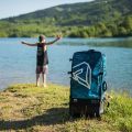 Plecak na kółkach Aqua Marina 90 L - morski