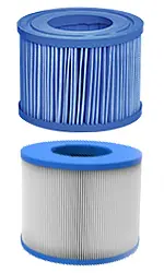 Zestaw filtrów do czyszczenia wody.